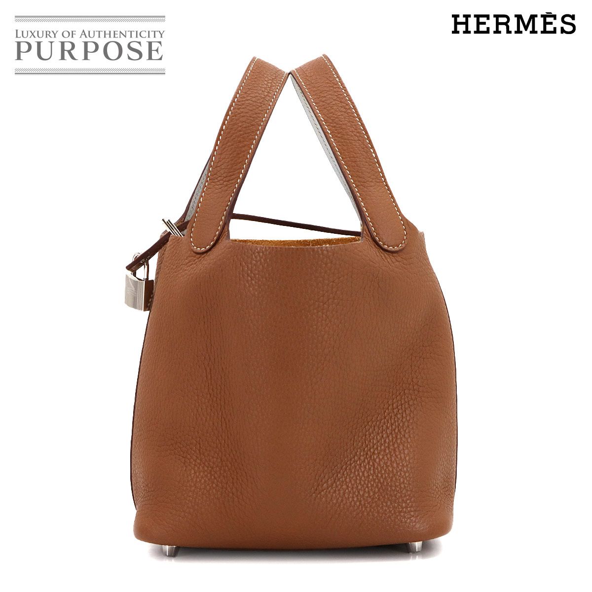 未使用 展示品 エルメス HERMES ピコタンロック PM エクラ ハンド