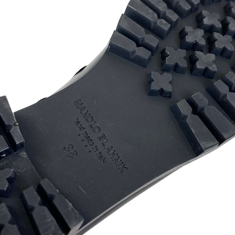 マノロブラニク MANOLO BLAHNIK ローファー 革靴 フラットシューズ