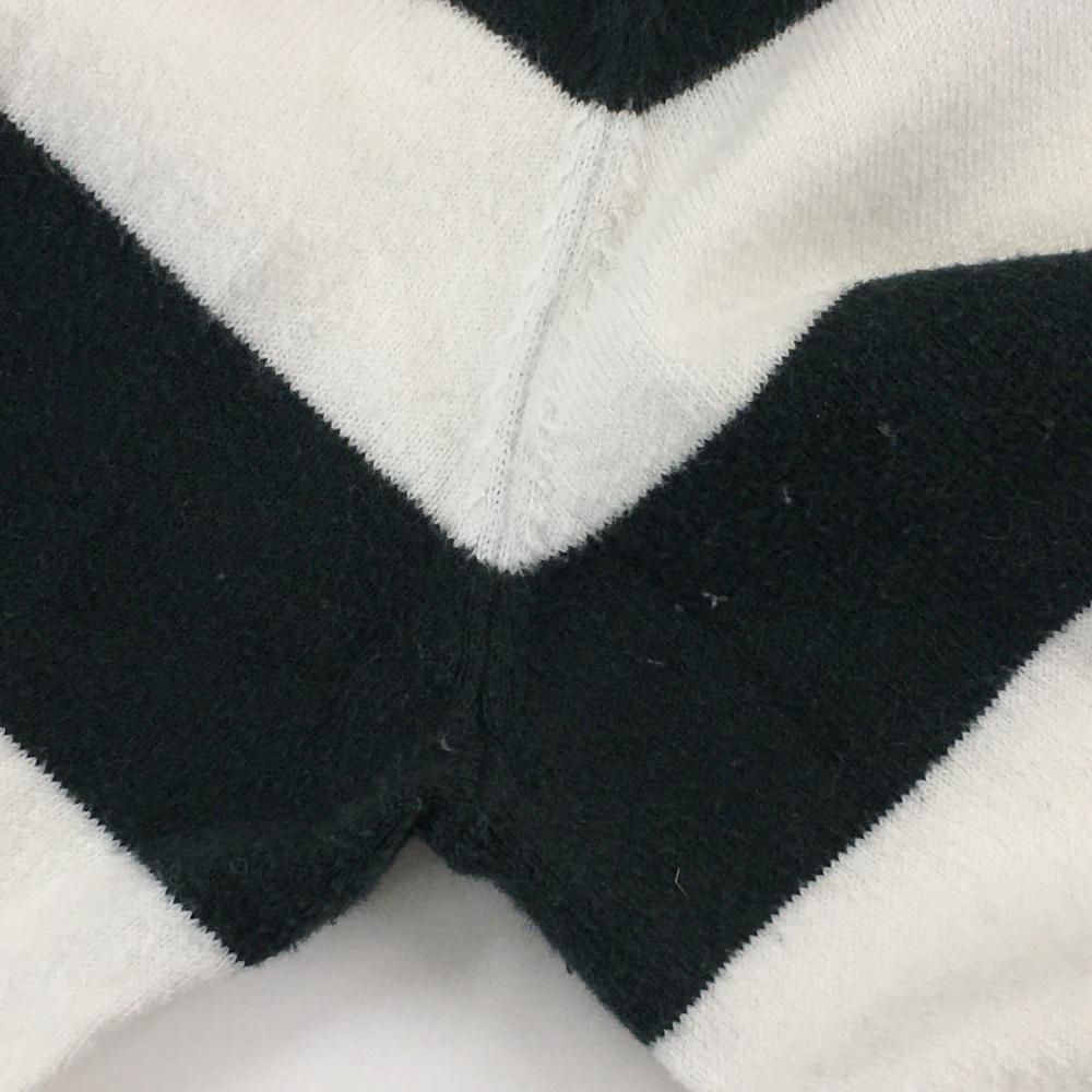 ゴルフ パーリーゲイツ タートルネックセーター 白×ダークグリーン