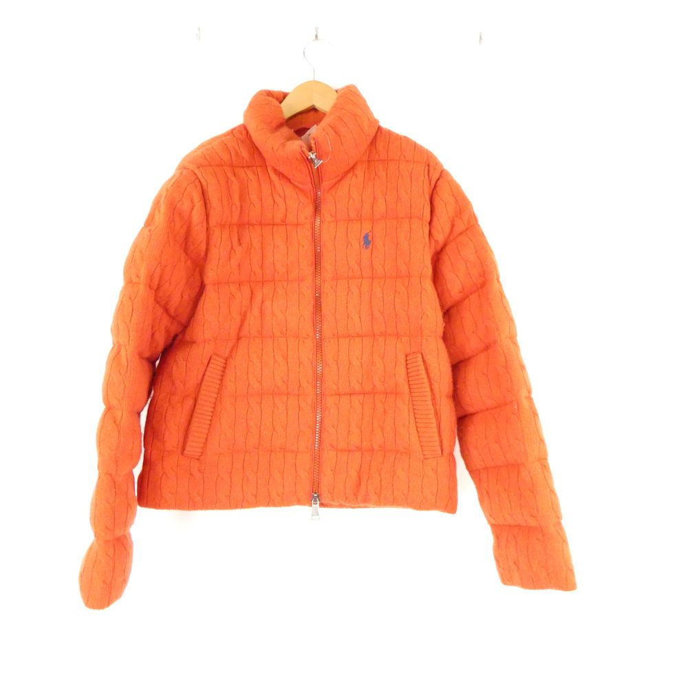 Polo Ralph Lauren ポロラルフローレン ケーブルキルテッド ジャケット S ウール カシミヤ 長袖 レディース