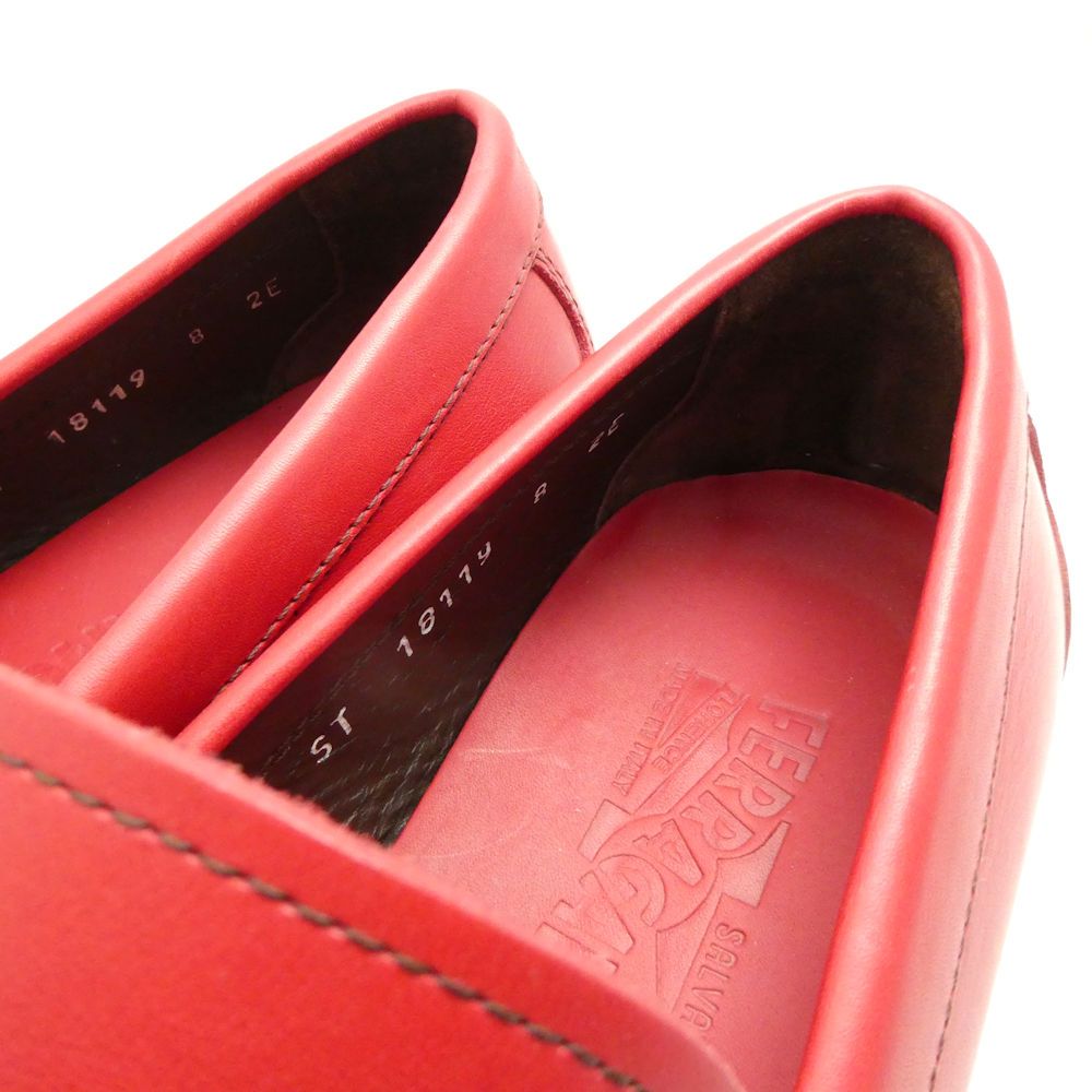  Salvatore Ferragamo フェラガモ ガンチーニ ローファー 8 26 2 cm メンズ AY 7695 ローファー ブーツ 革靴