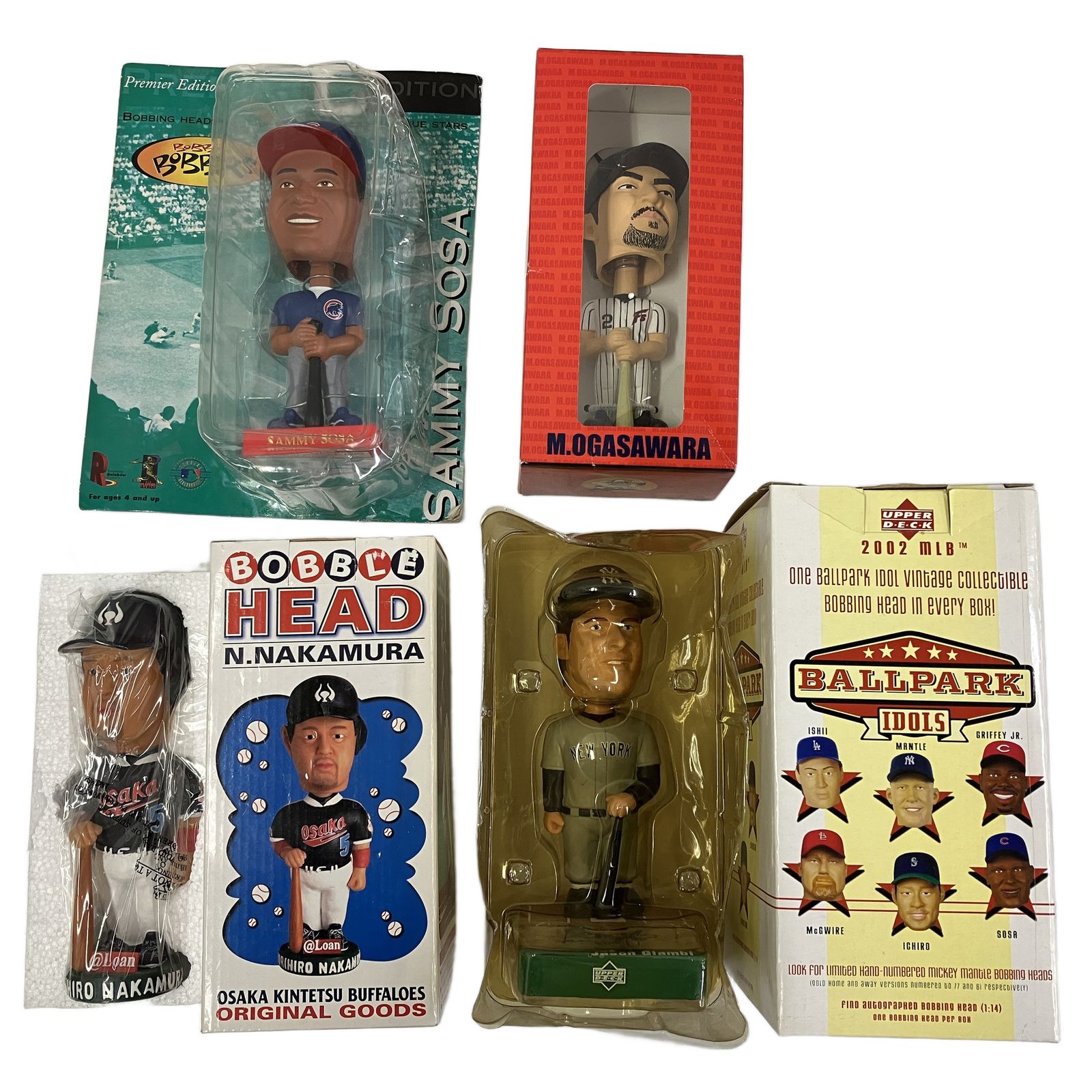 野球 フィギュア イチロー 松井 ジャイアンツ ボブルヘッド等 14点