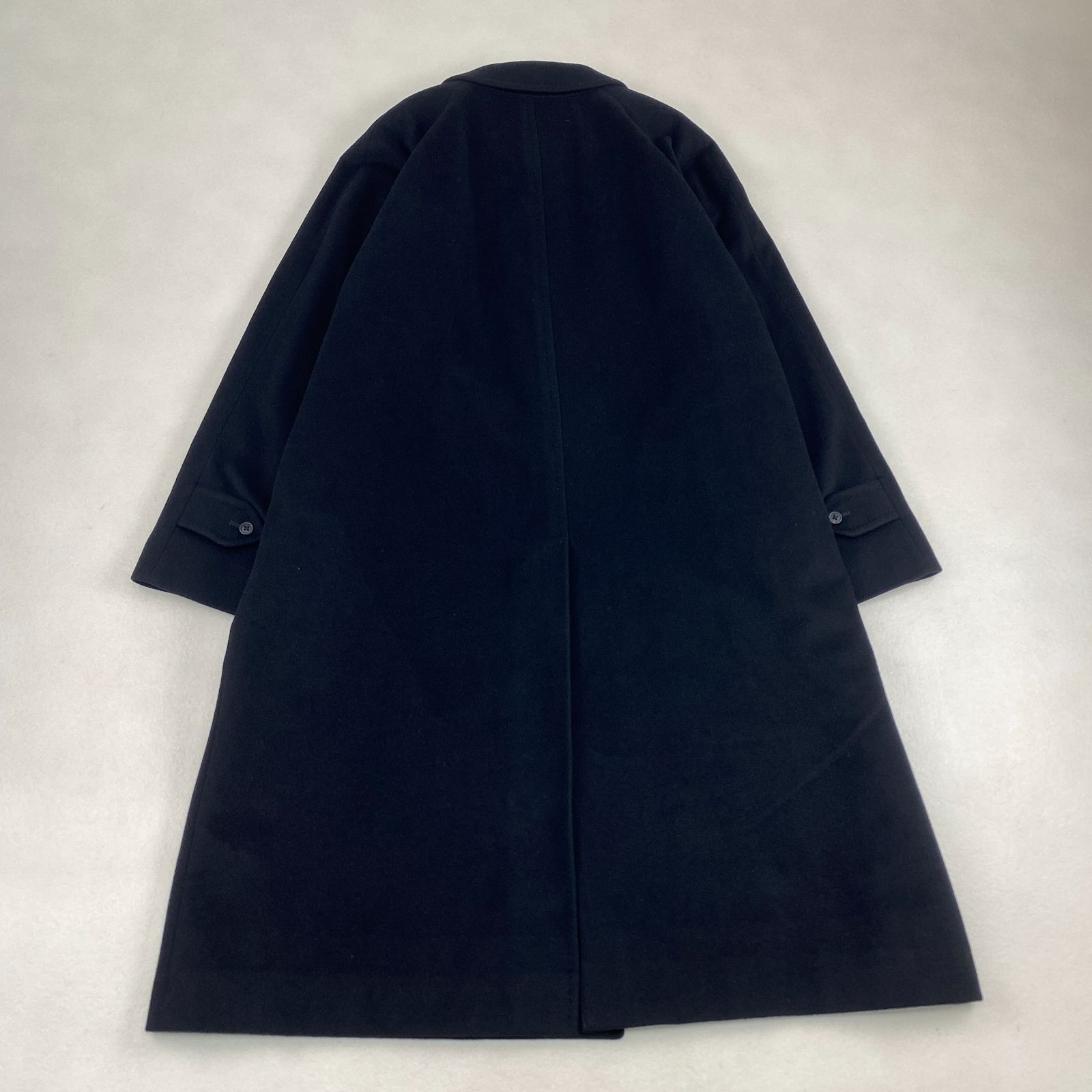 バーバリーロンドン バルマカーンコート 極上 カシミヤ100％ 黒 96-180