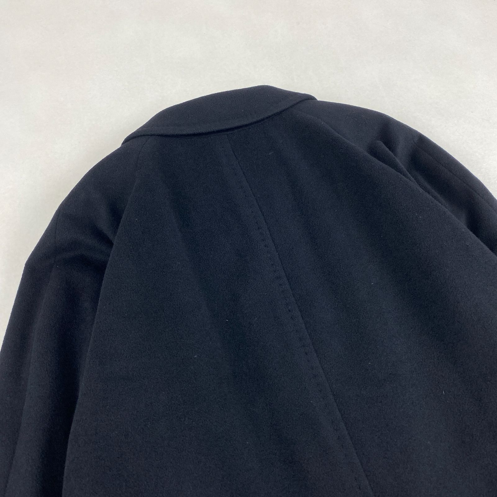 バーバリーロンドン バルマカーンコート 極上 カシミヤ100％ 黒 96-180