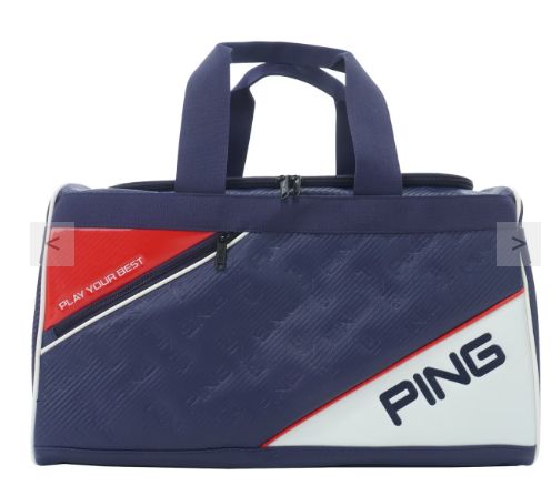 PING オンライン 限定エンボスボストンバッグ ゴルフ/旅行/PING/ピン