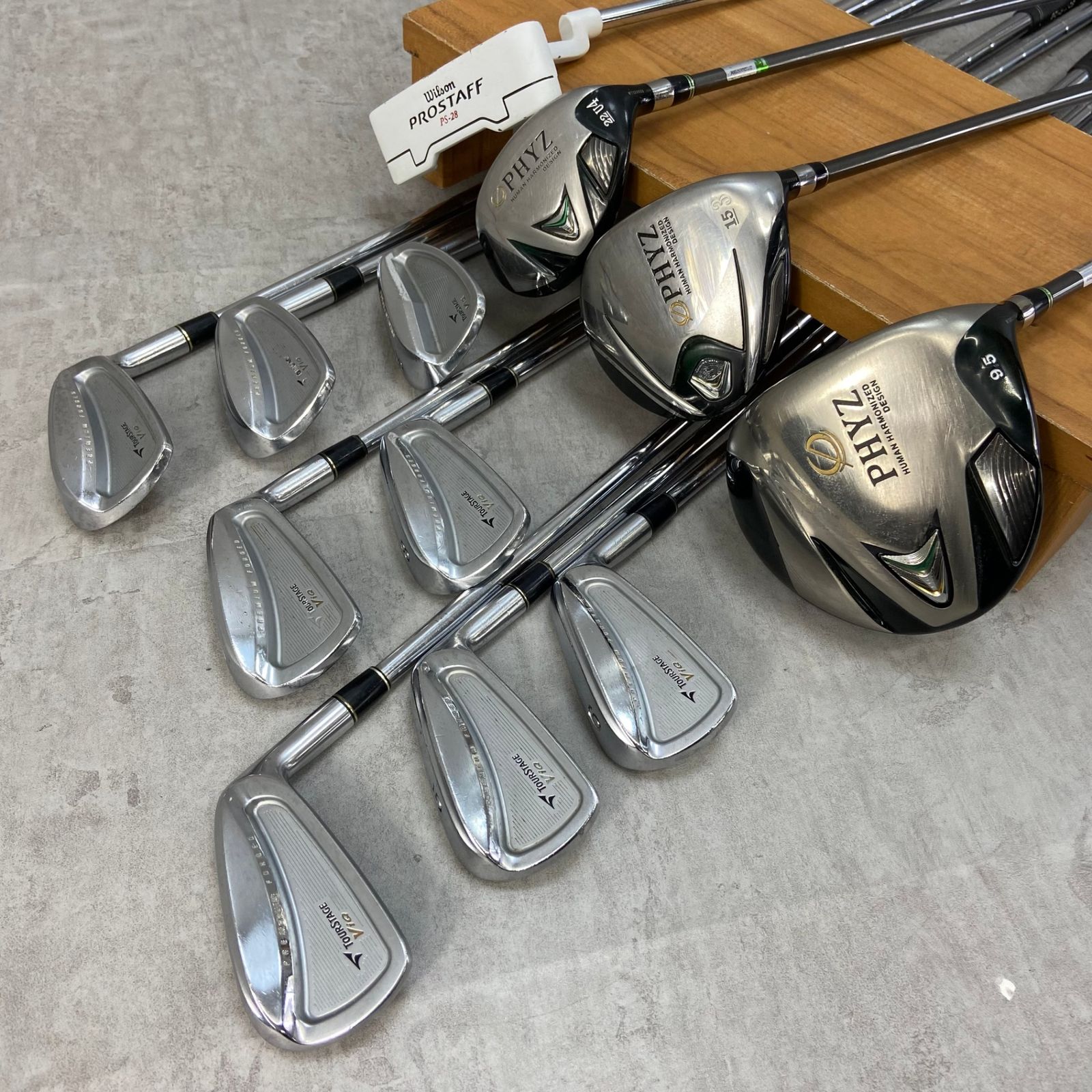 本格派 メンズゴルフクラブ 12本 フルセット ブリヂストン ツアーステージ ブリヂストン ツアーステージ メンズゴルフ クラブセット 12本 右利き