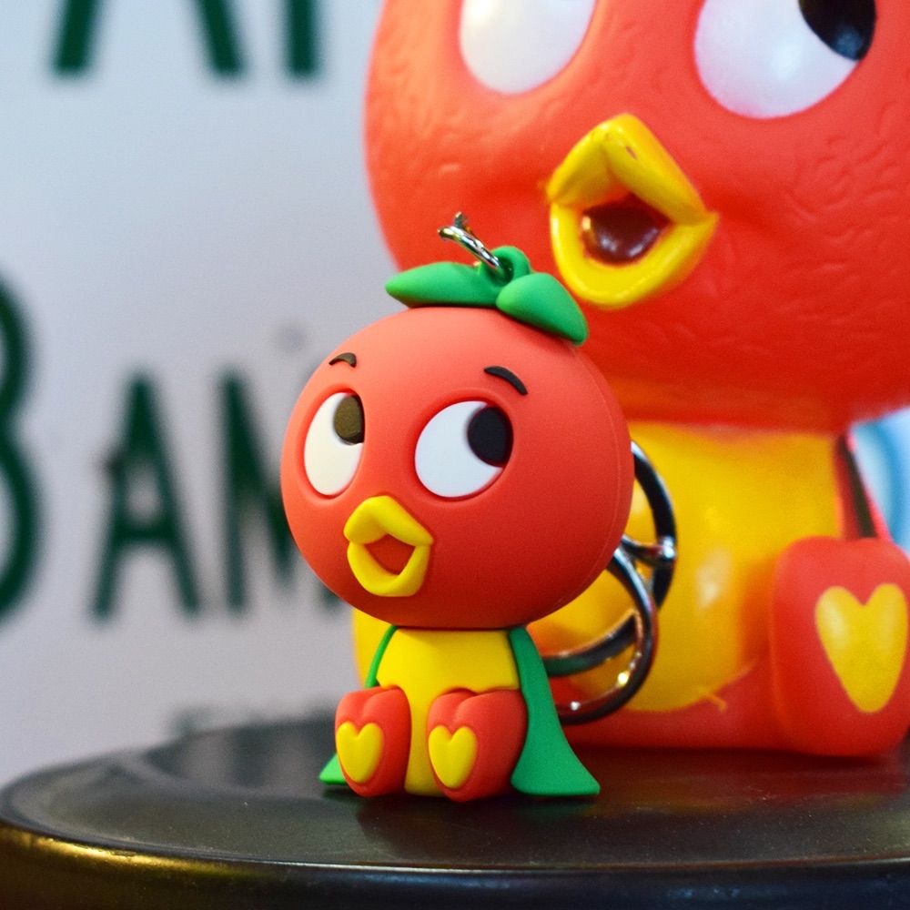 3Dラバーキーホルダー Orange Orange Bird / オレンジバード