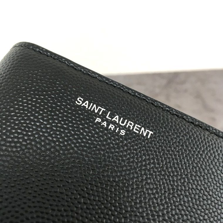 送料込み！ 未使用品 SAINT LAURENT 長財布 ブラック 603 - メルカリ