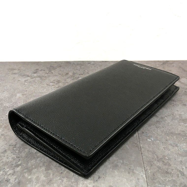 送料込み！ 未使用品 SAINT LAURENT 長財布 ブラック 603 - メルカリ