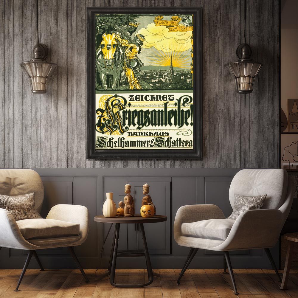 B4サイズ（約25x36cm）】【bn-poster-2493】フレーム付き 超レトロ