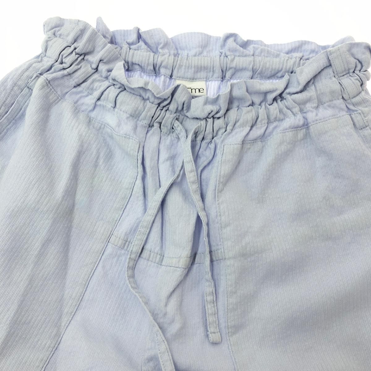 me isseymiyake ミーイッセイミヤケ グロップドワイドパンツ コットン