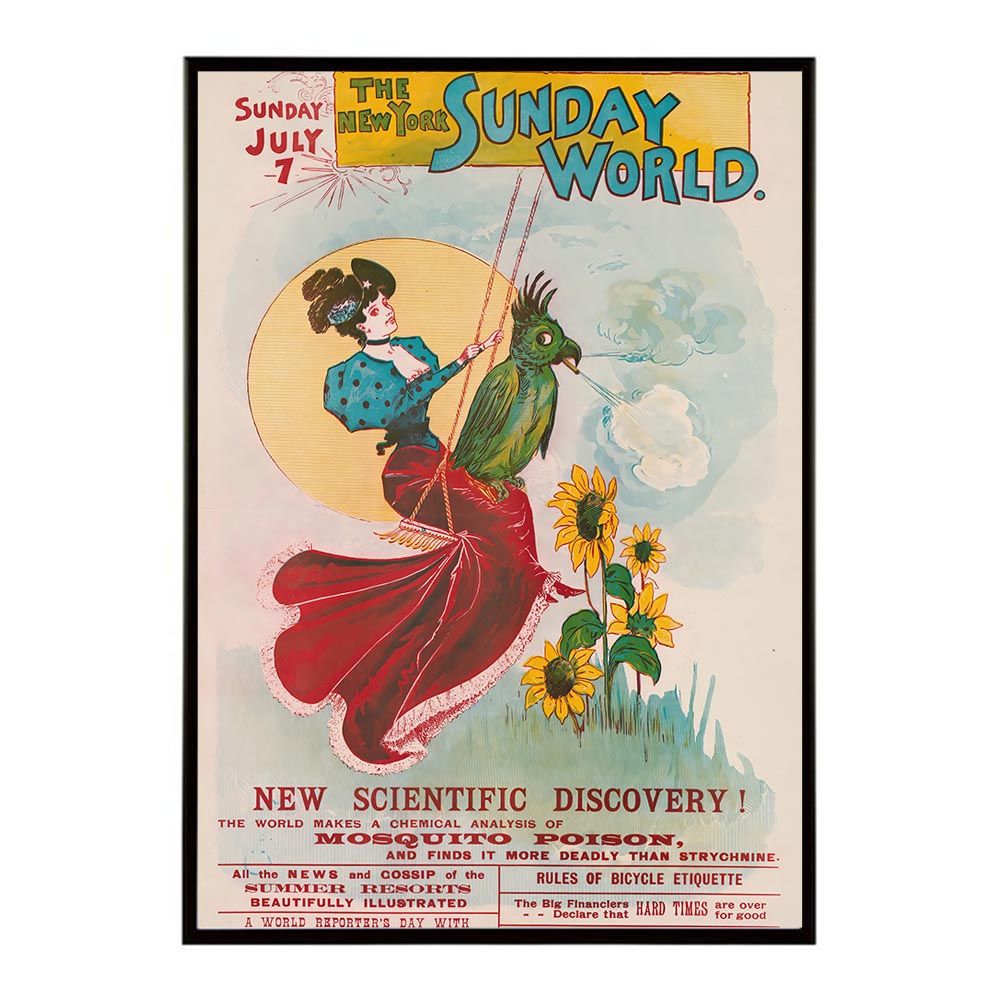 B4サイズ（約25x36cm）】【bn-poster-2500】フレーム付き 超レトロ