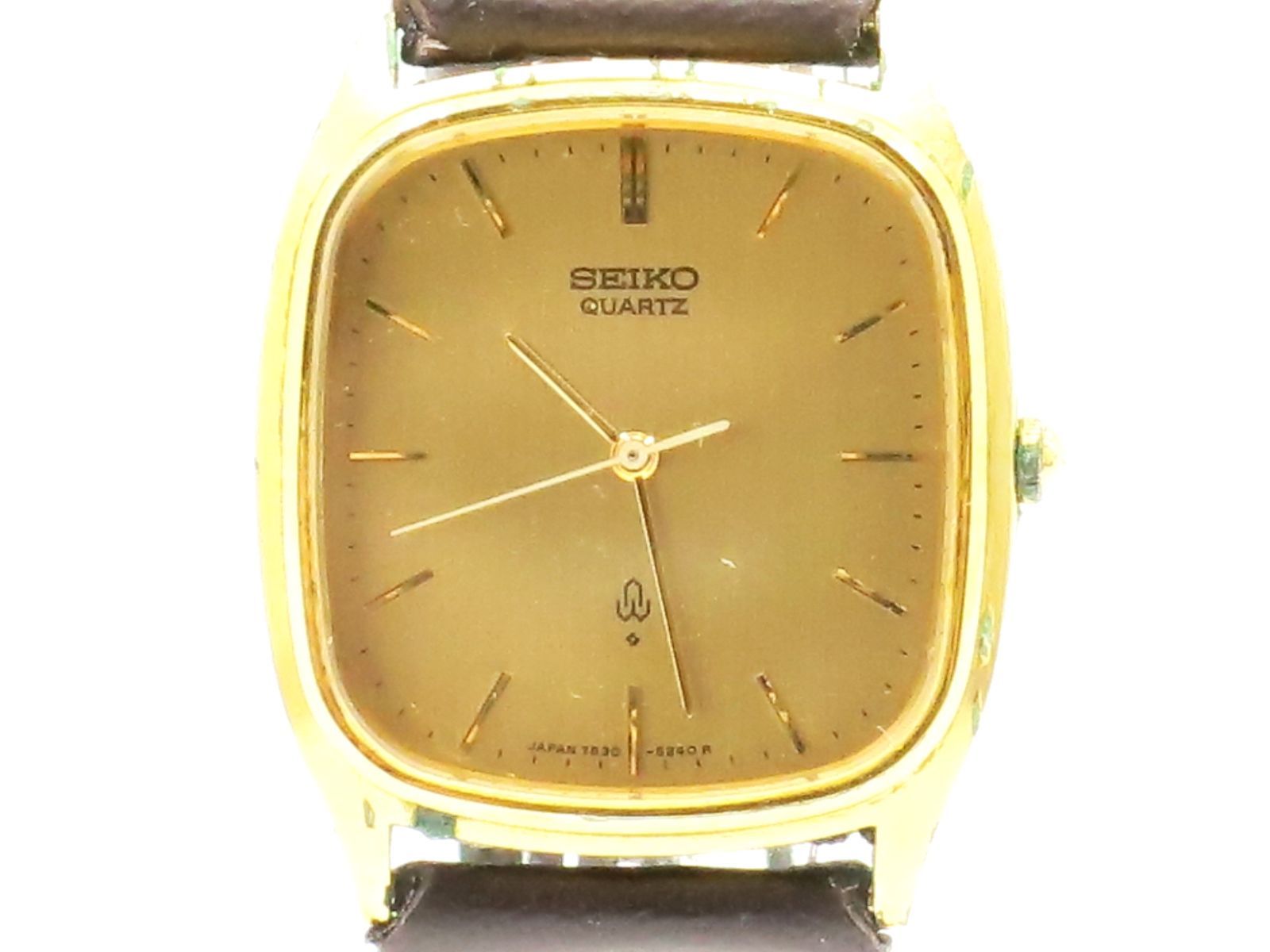 セイコー シャリオ 腕時計 7830-5210 メンズクオーツ （ベルト社外