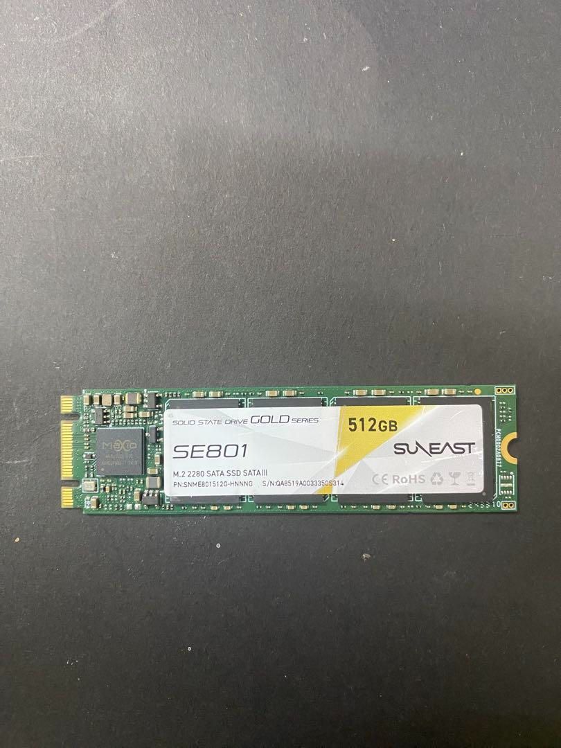 SOOYAー家電·PC専門 ページ３０点セット 使用10時間SUNEAST 512 GB M.2 Type 2280 3 D