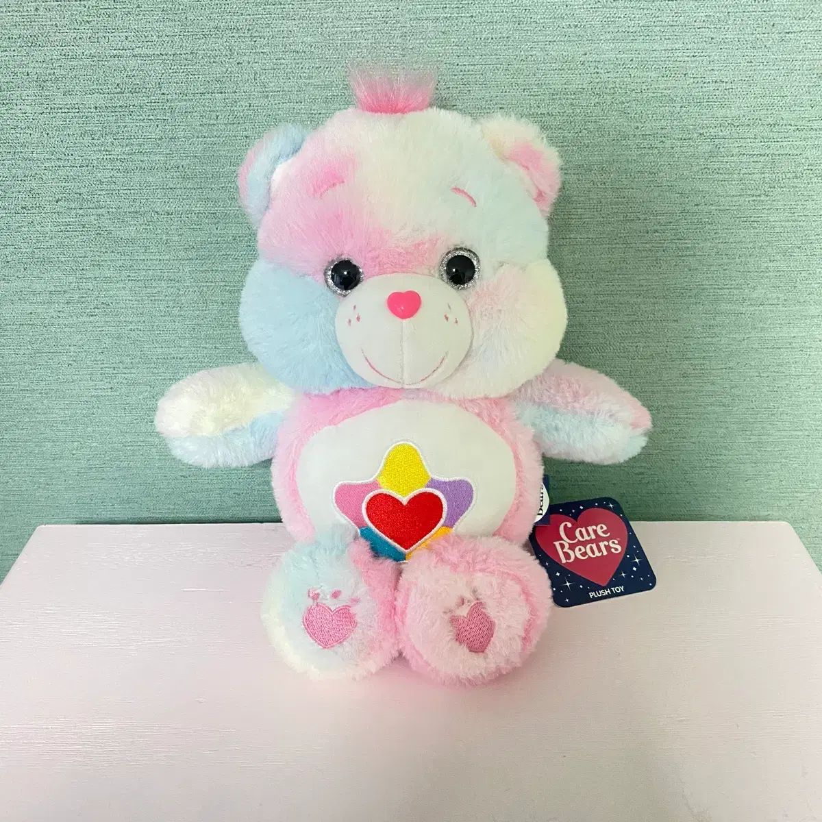 ケアベア トゥルーハート ベア ぬいぐるみ わたあめ 柔らかい 素材