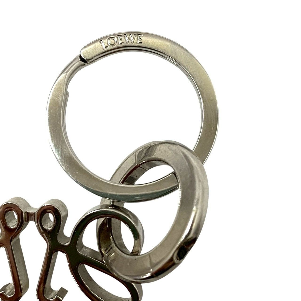 LOEWE】アナグラム キーリング シルバーカラー 111.25.203 パラジウム
