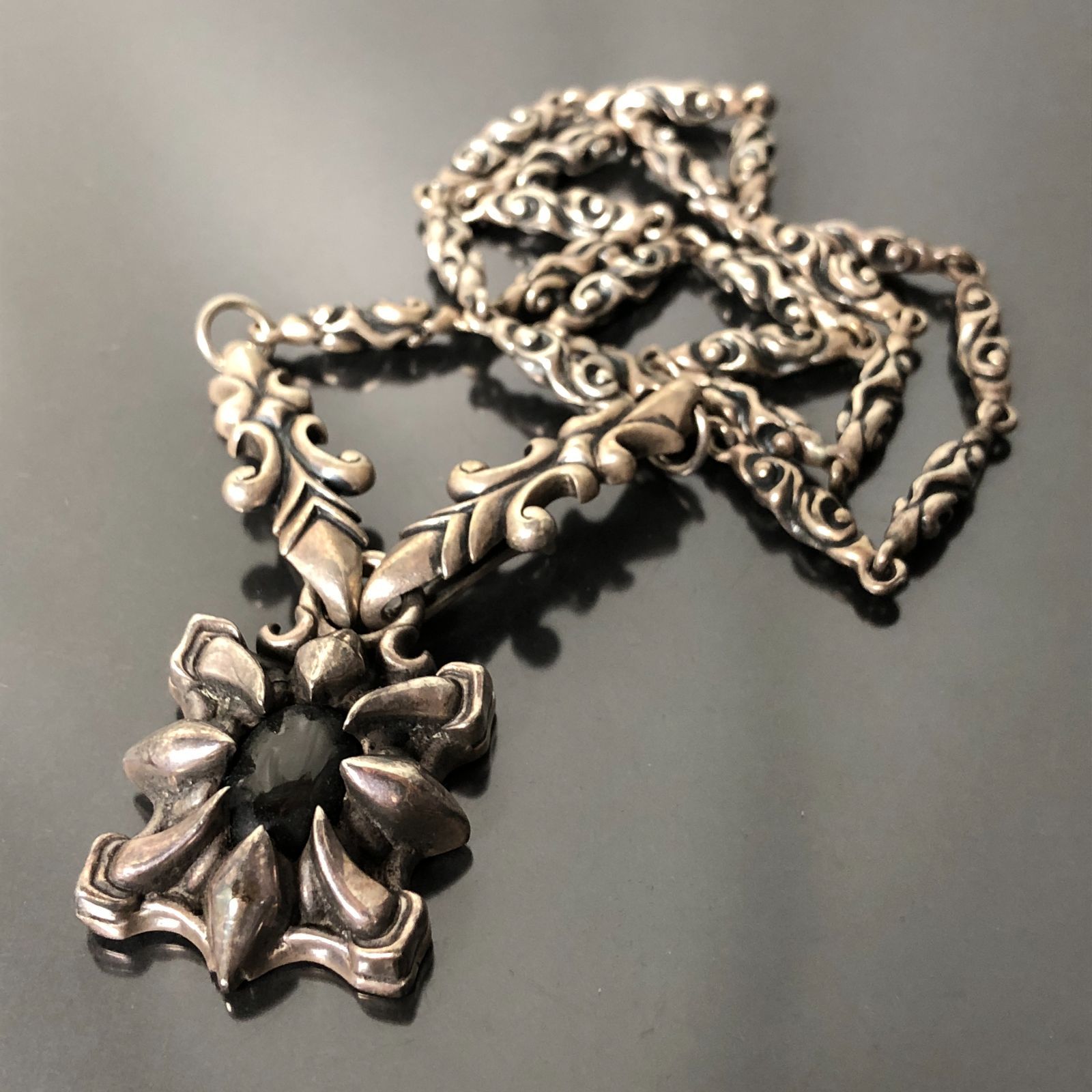 BLESS ブレス ネックレス SILVER シルバー 925刻印 重量約71g ごつめ