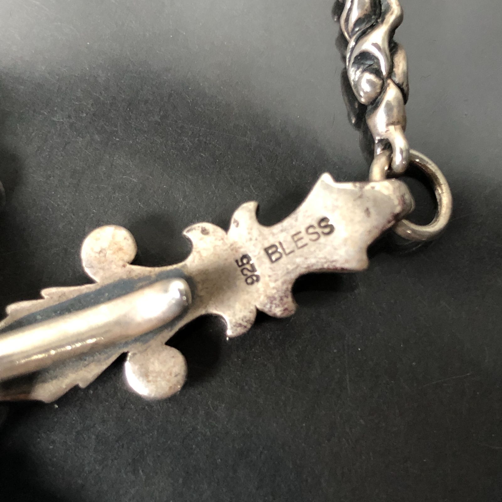 BLESS ブレス ネックレス SILVER シルバー 925刻印 重量約71g ごつめ