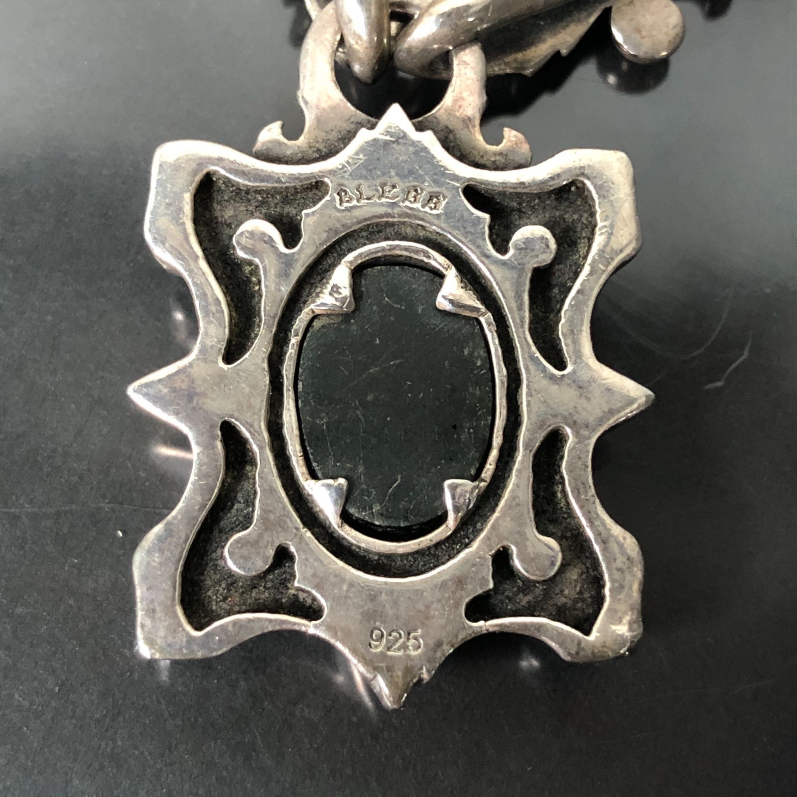 BLESS ブレス　シルバー925装飾ペンダントネックレス　中古品 BLESS ブレス ネックレス SILVER シルバー 925刻印 重量約71g ごつめ