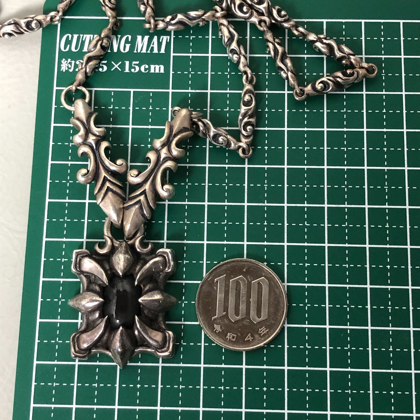 BLESS ブレス ネックレス SILVER シルバー 925刻印 重量約71g ごつめ