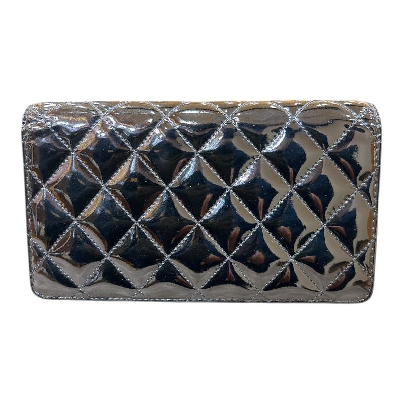 シャネル CHANEL マトラッセロングフラップウォレット ブラック