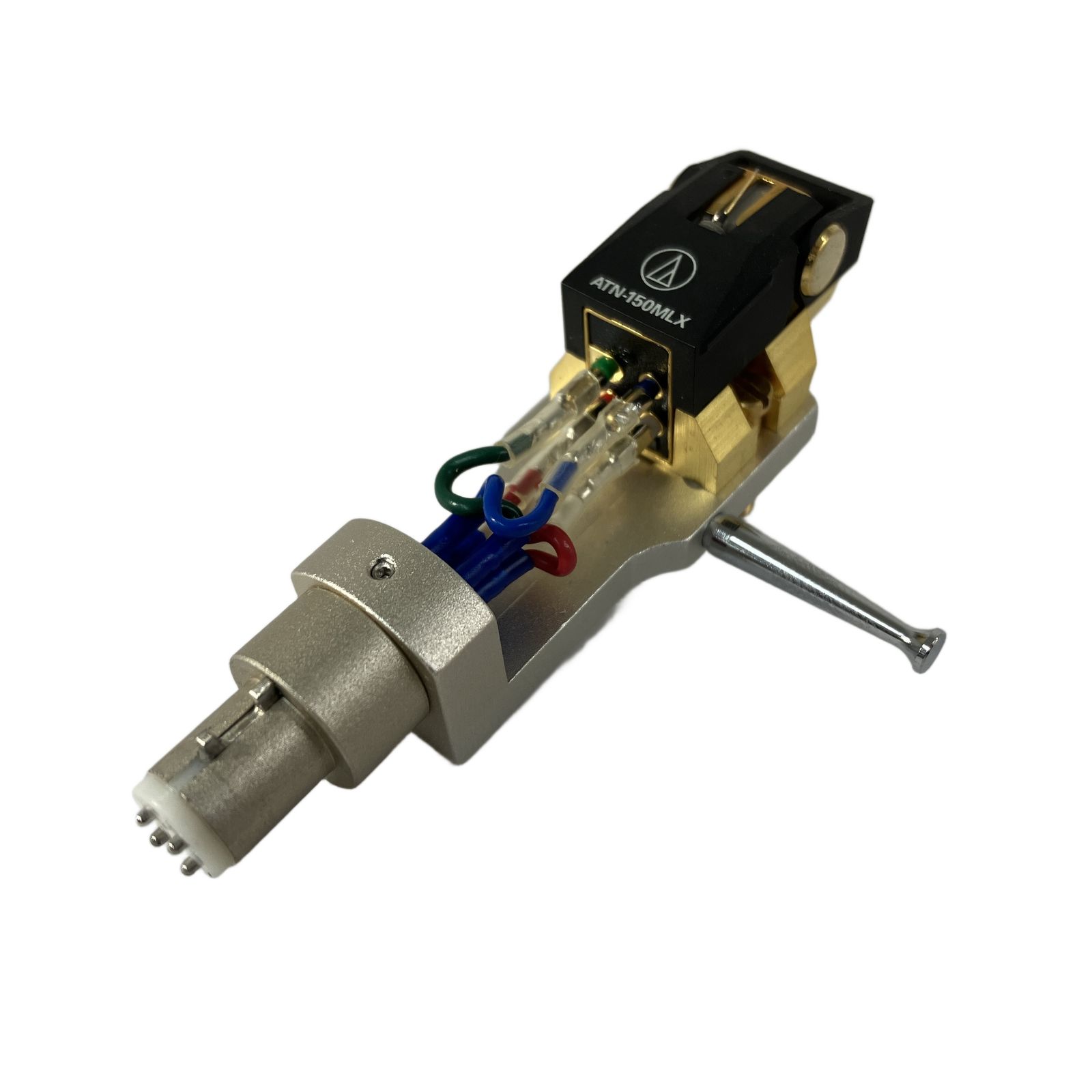 My Sonic Lab SH 1 Rh ヘッドシェル マイソニックラボ Silver オーディオテクニカ audio technical ATN 150 MLX ターンテーブル カートリッジ 音響機器