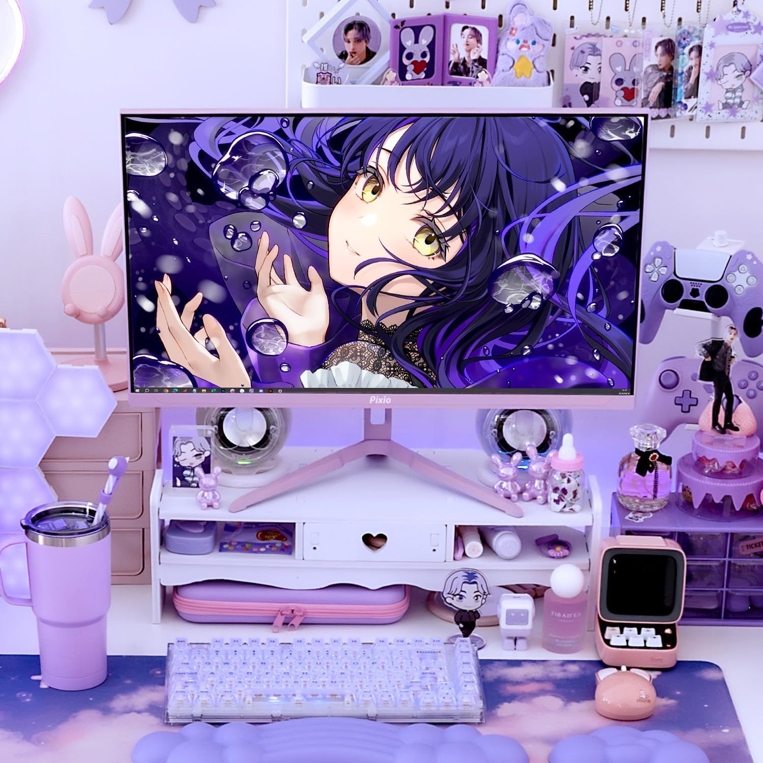 Pixio ディスプレイ 本体 ジャンク品】Pixio PX248 WAVEPP 液晶ディスプレイ PX248WAVE 23.8