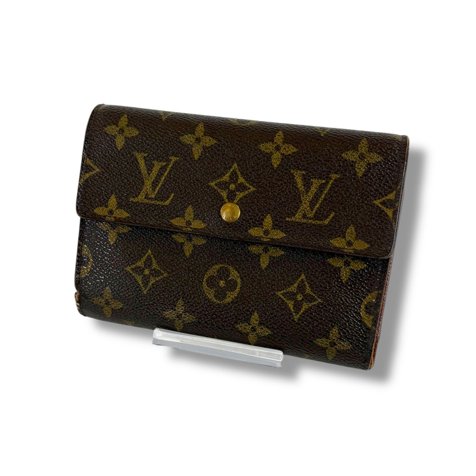 ルイヴィトン LOUIS VUITTON ポルト トレゾール エテュイ パピエ 三