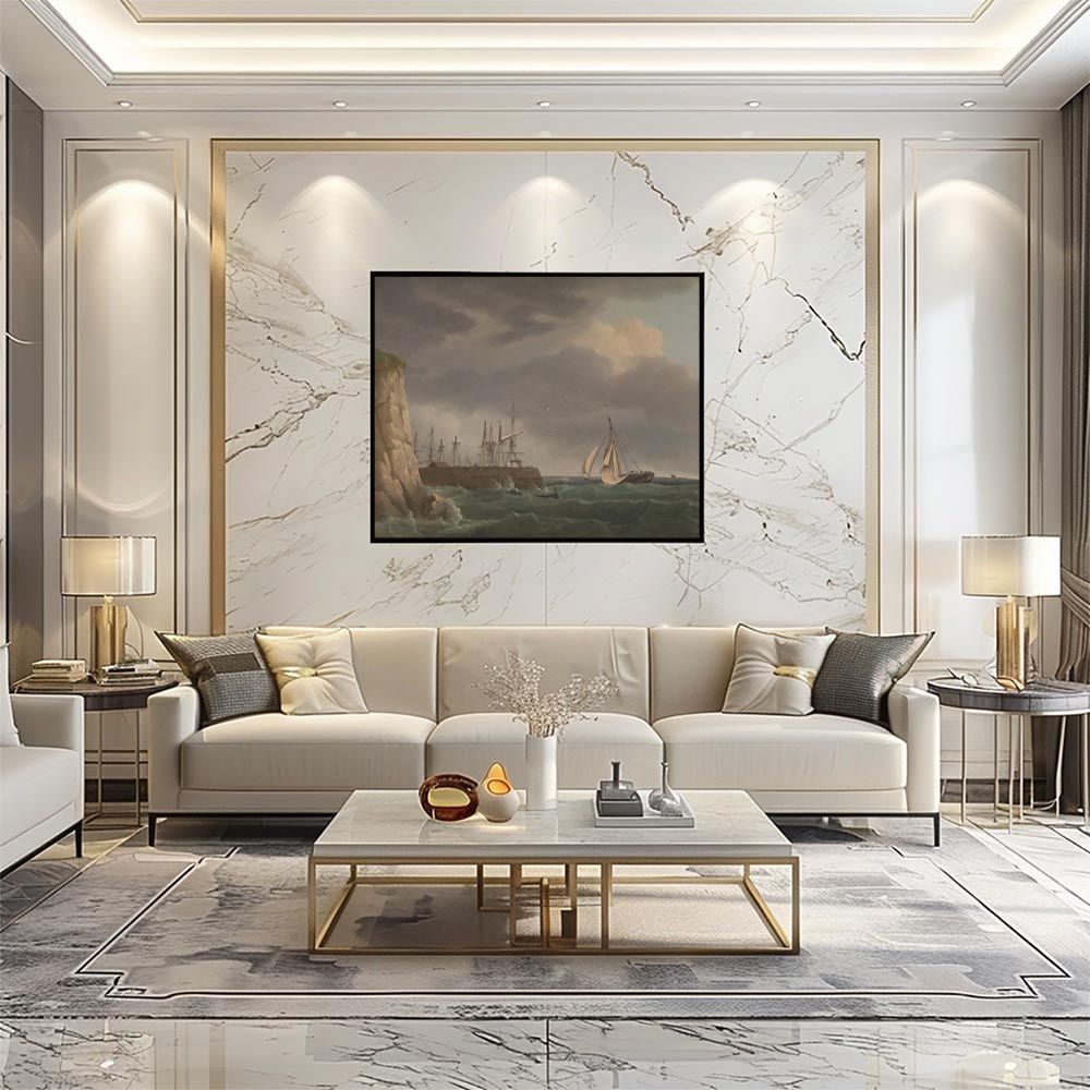 【額付】ポスター インテリア 北欧 スカビオサ ゴールド プラント A4～B2② A4サイズ（約21x30cm）】【bn-poster-2571】世界の古い絵画 復刻