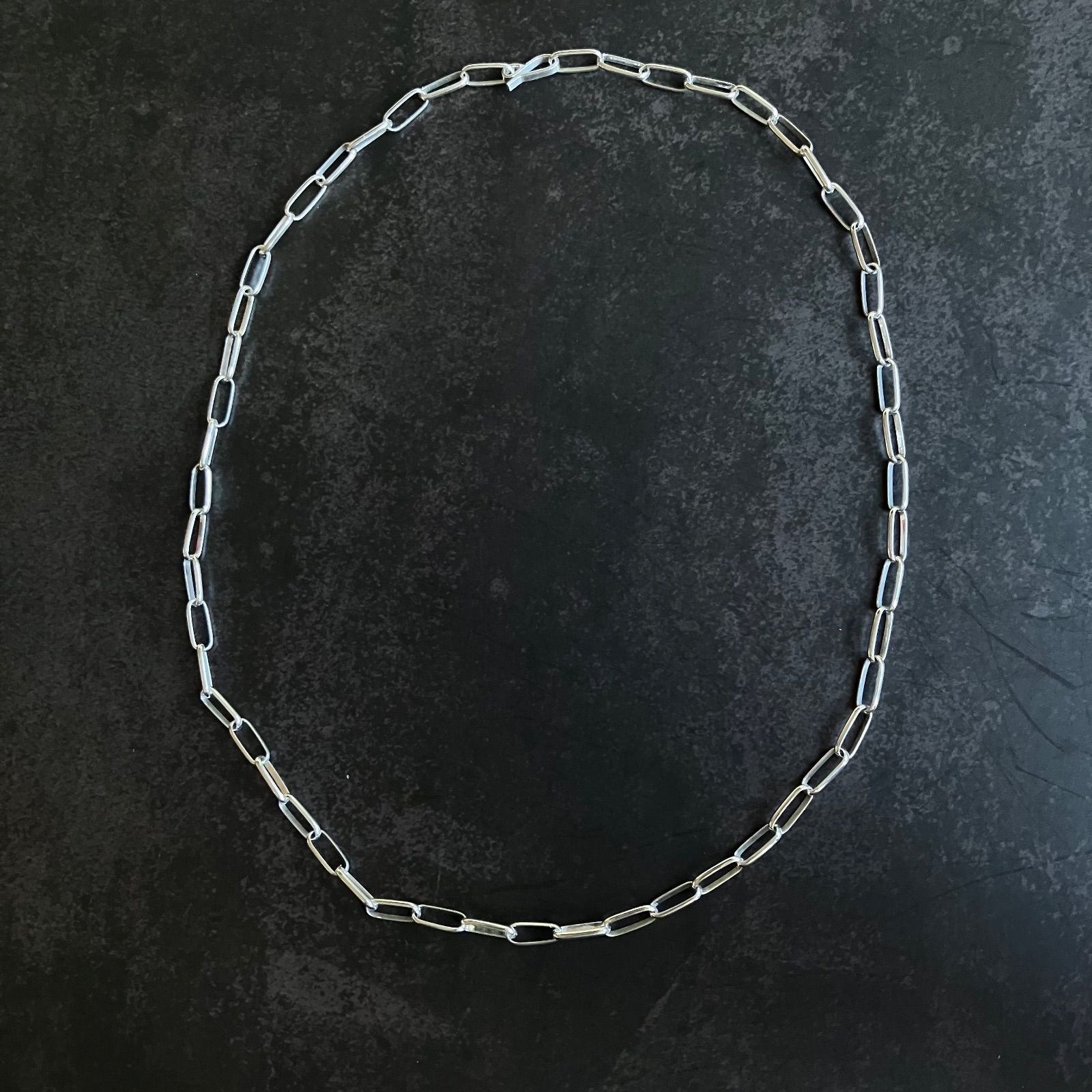 All silver925 ナバホチェーン ネックレス45cm 10mm 幅4.2mm rt