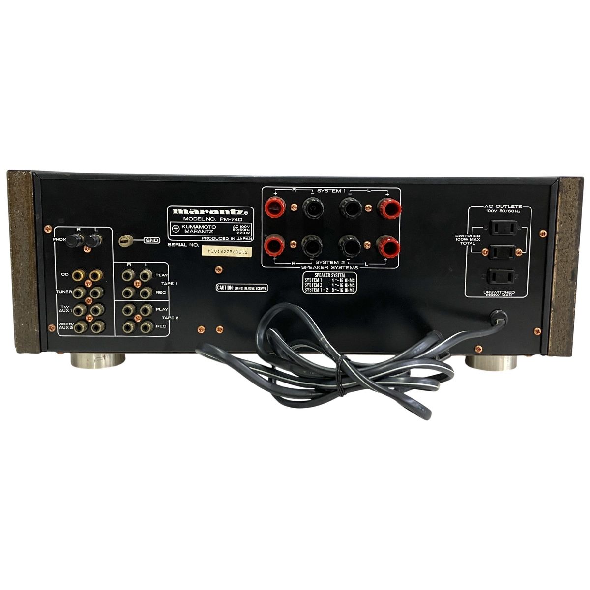 Marantz マランツ PM-74D プリメインアンプ ジャンク T10557868 - メルカリ