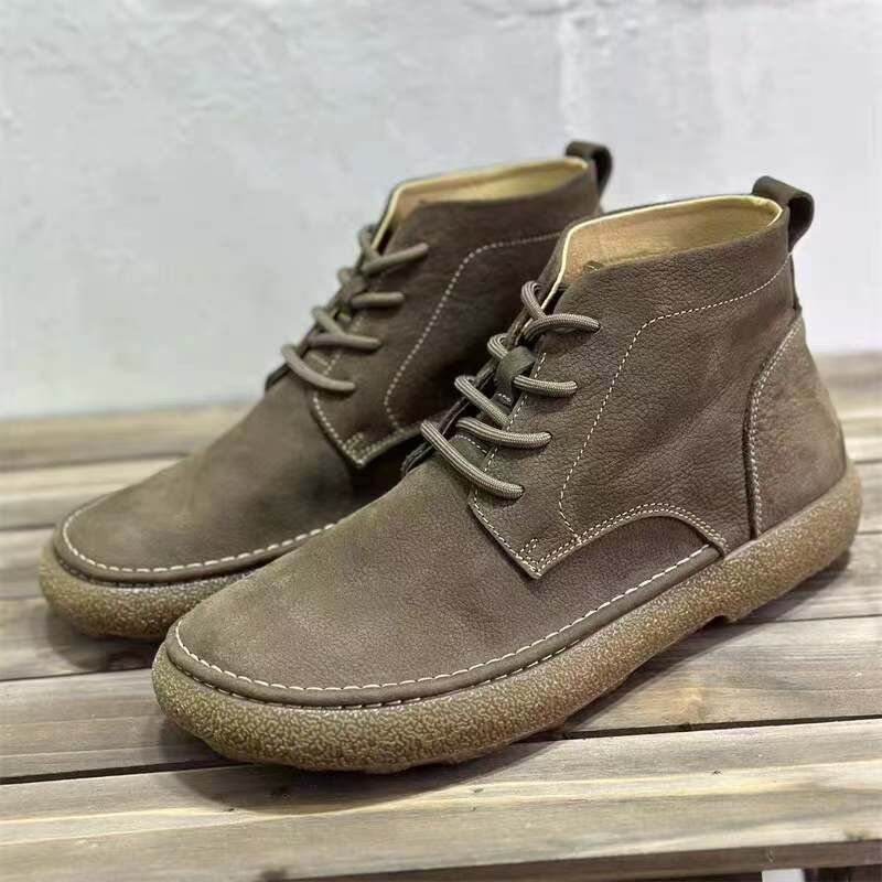 TD 本格レトロ風メンズアンクルブーツ