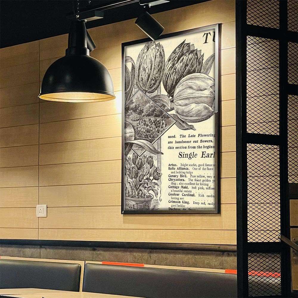 B1サイズ（約73x103cm）】【bn-poster-26】花 フラワー 博物画 植物