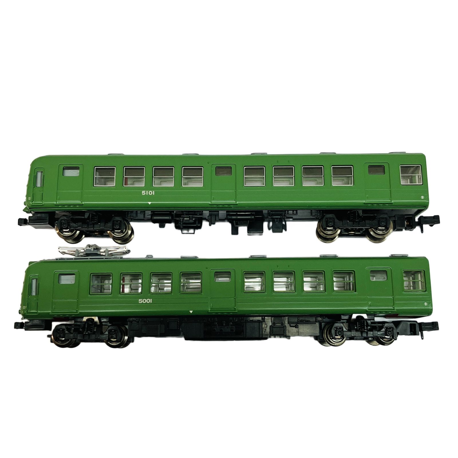 マイクロエース A0098 岳南鉄道 5000系 青ガエル 2両セット 中古