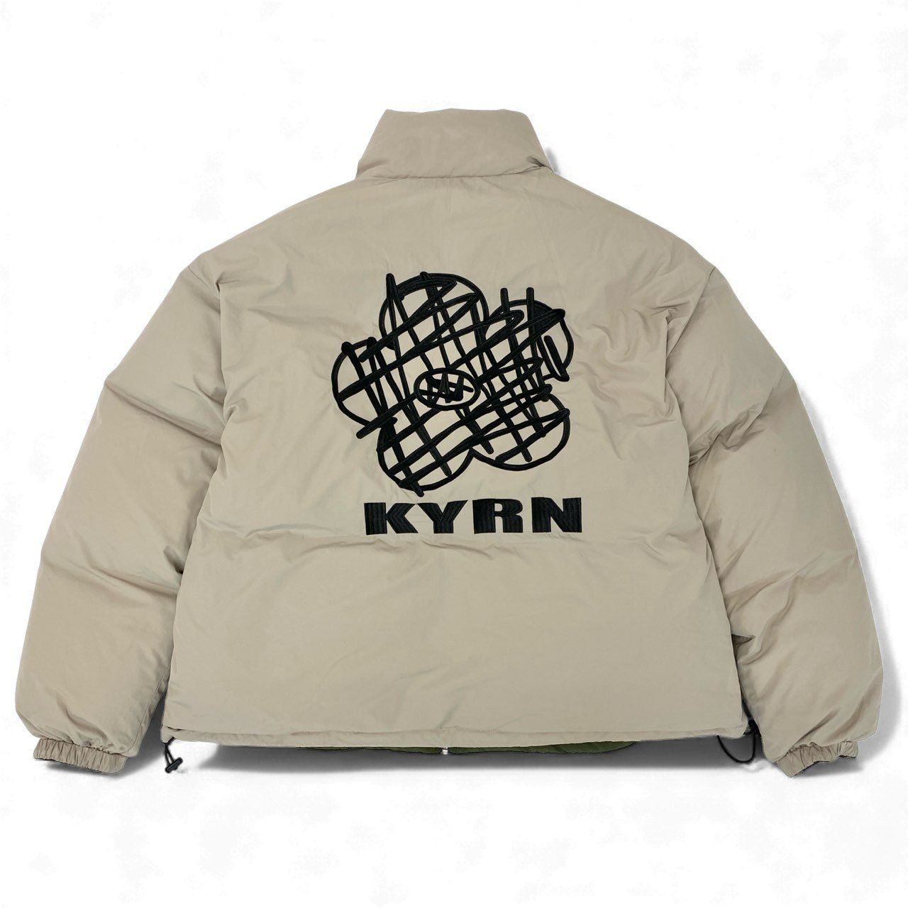 カオヨリノナカミ ​希少！Kaoyorinakami ロゴ刺繍 ダウンジャケット カオヨリノナカミ ​希少！Kaoyorinakami ロゴ刺繍 ダウンジャケット