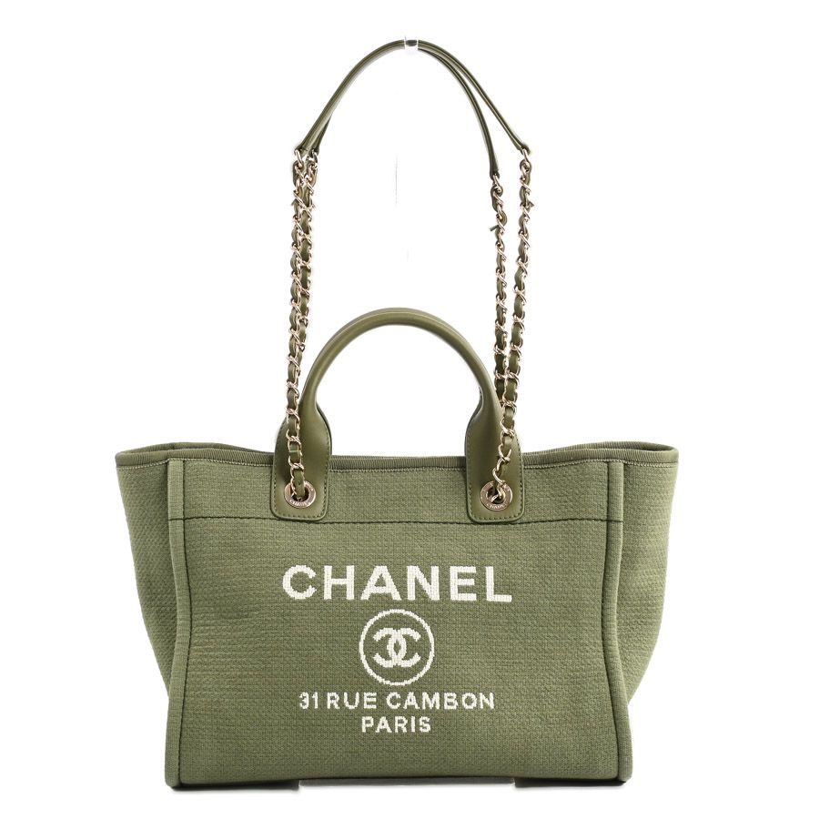 CHANEL シャネル トートバッグ ドーヴィルショピングバッグ AS3257