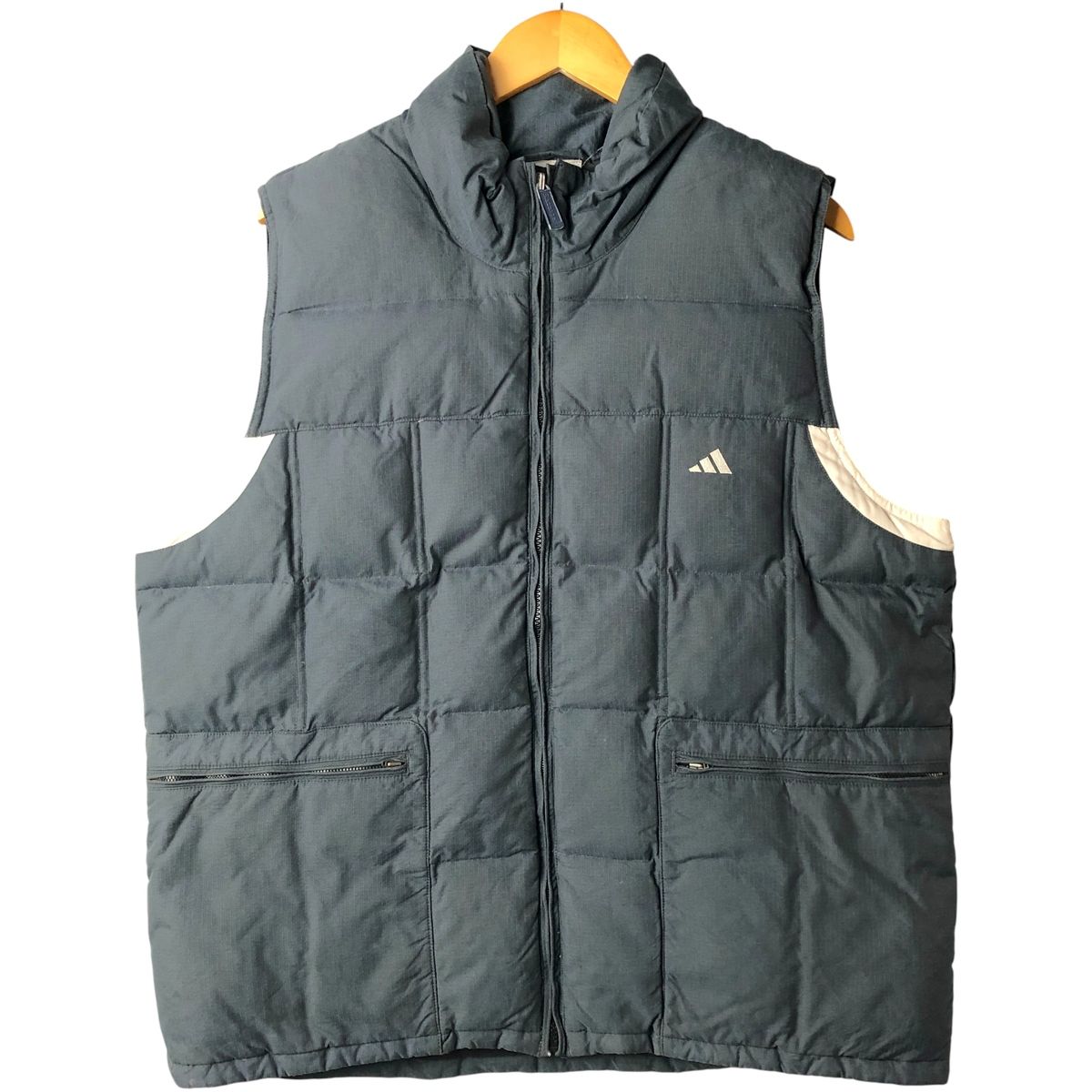 古着 00年代 アディダス adidas ダウンベスト メンズL相当/eaa602295