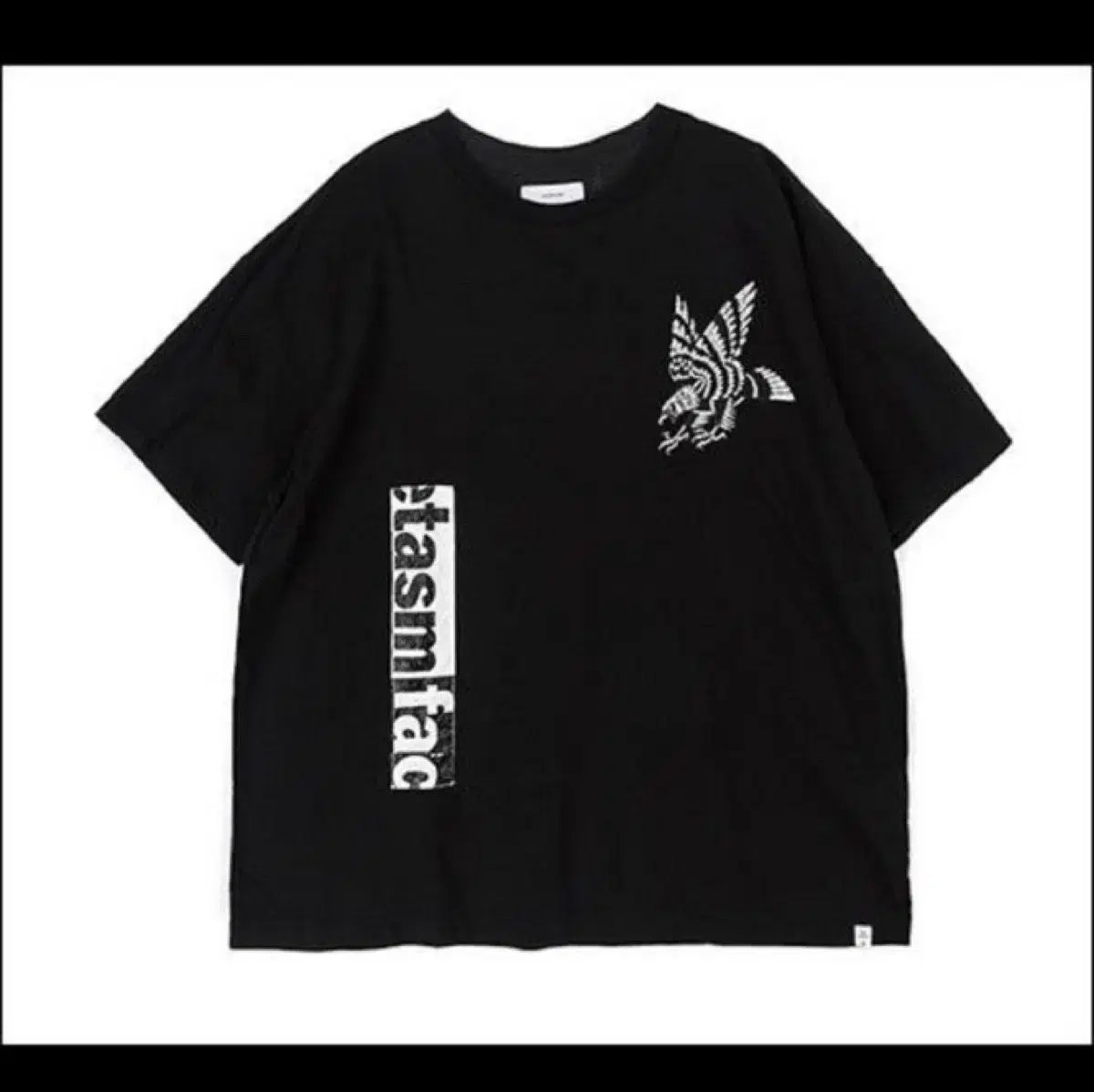 FACETASM イーグル 刺繍 半袖 Tシャツ ブラック LEE FACETASM EAGLE T 