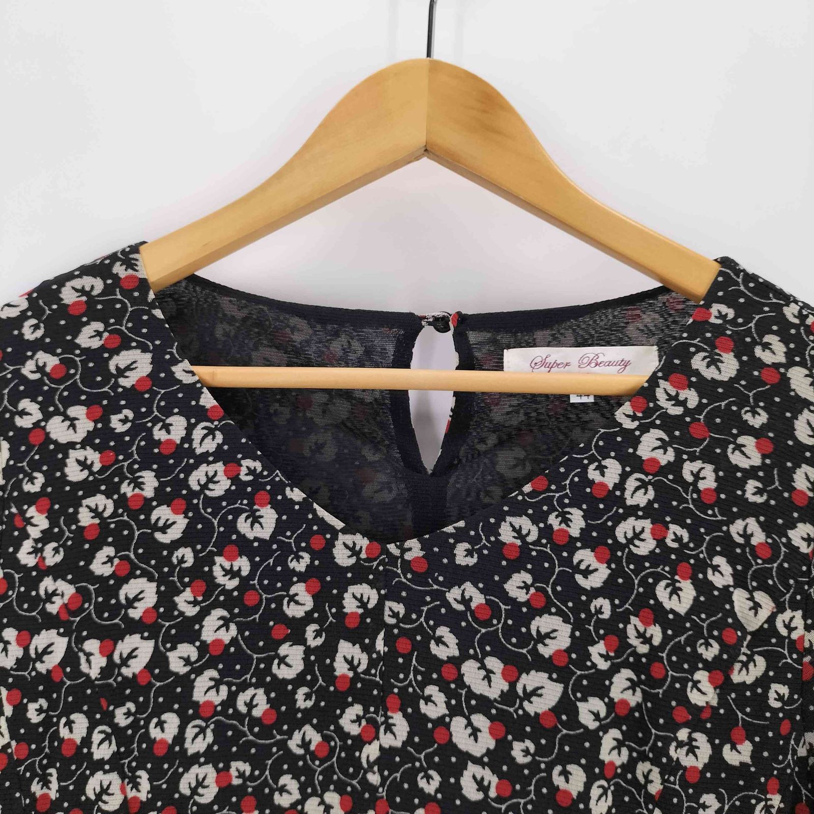 スーパービューティ super beauty 総柄ワンピース レディース JPN：44