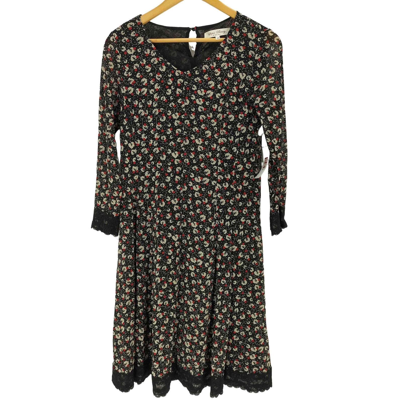 スーパービューティ super beauty 総柄ワンピース レディース JPN：44