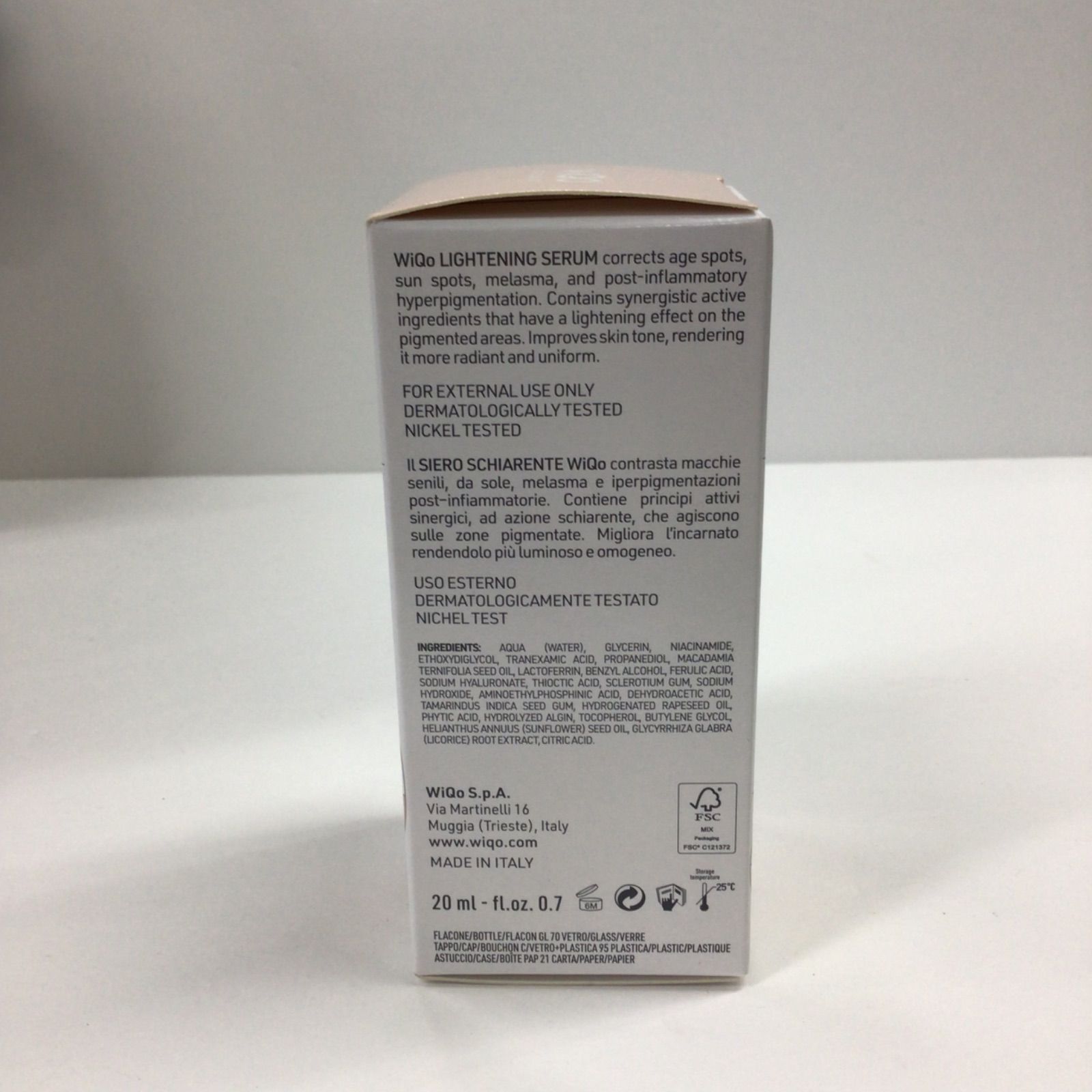 K 2062 WiQo ワイコ ライトニングセラム 20 ml