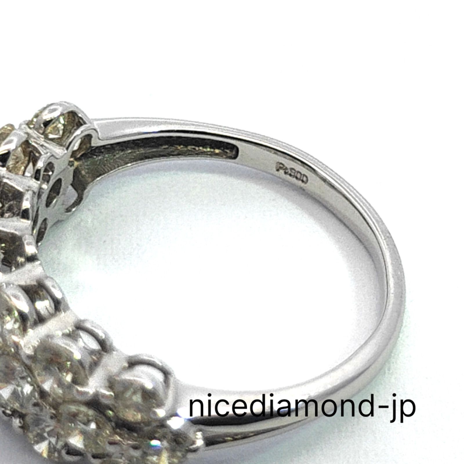 900 天然ダイヤモンドリング