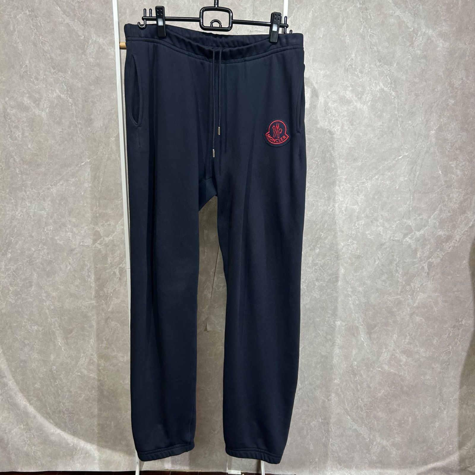 即決 MONCLER モンクレール スウェットパンツ ジョガーパンツ ネイビーS
