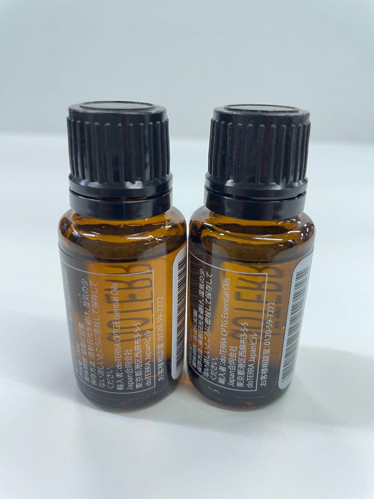 ドテラ　ペパーミント４本 J1194 K doTERRA ドテラ peppermint ペパーミント 15mL 計2点セット