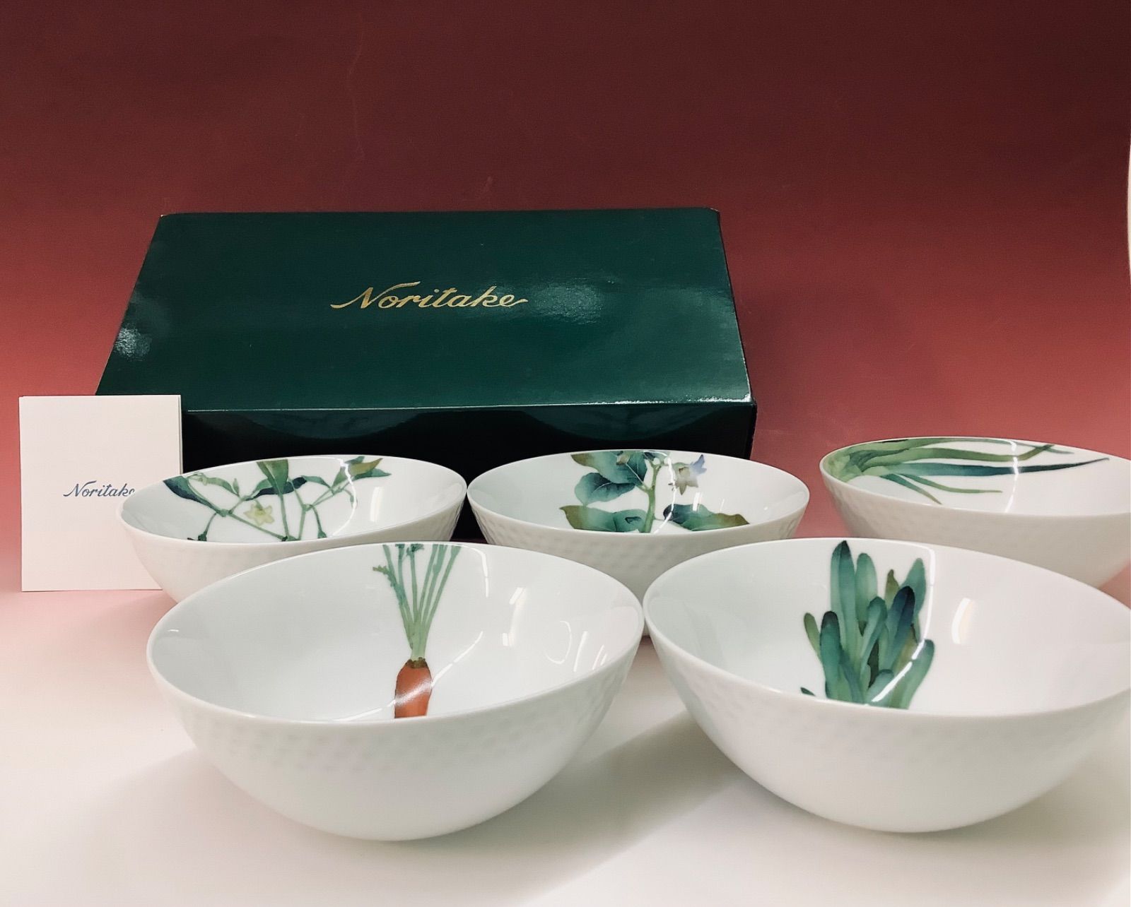 未使用品⭐︎ Noritake（ノリタケ）「京香旬彩」シリーズ ボウルセット