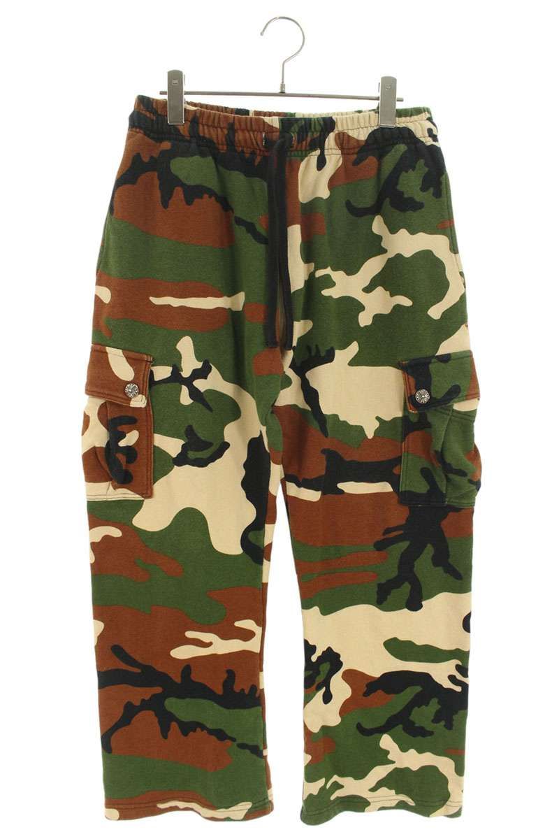 クロムハーツ PPO CAUTION SWEAT CARGO PANTS マッティボーイカモフラ