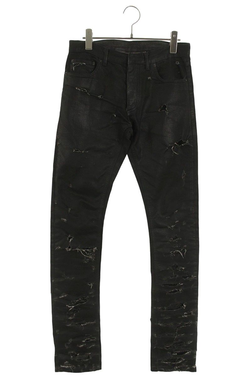 ディオールオム 04 SS デストロイコーティングスキニーデニムパンツ メンズ 28
