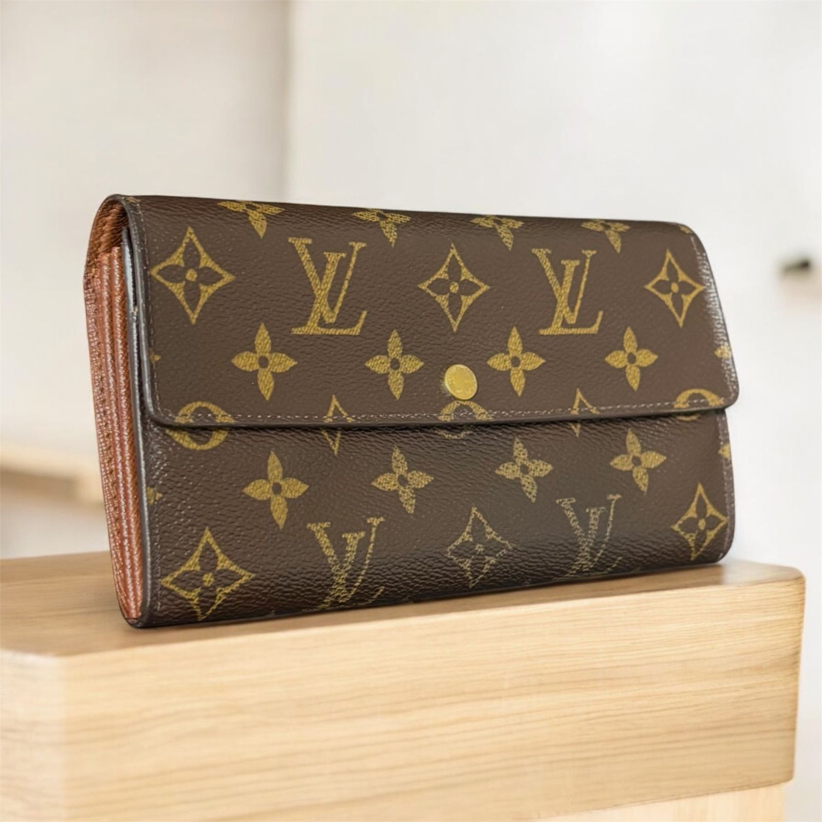 t35 ポルトモネ クレディ ポルトフォイユ サラ 旧型 モノグラム Louis