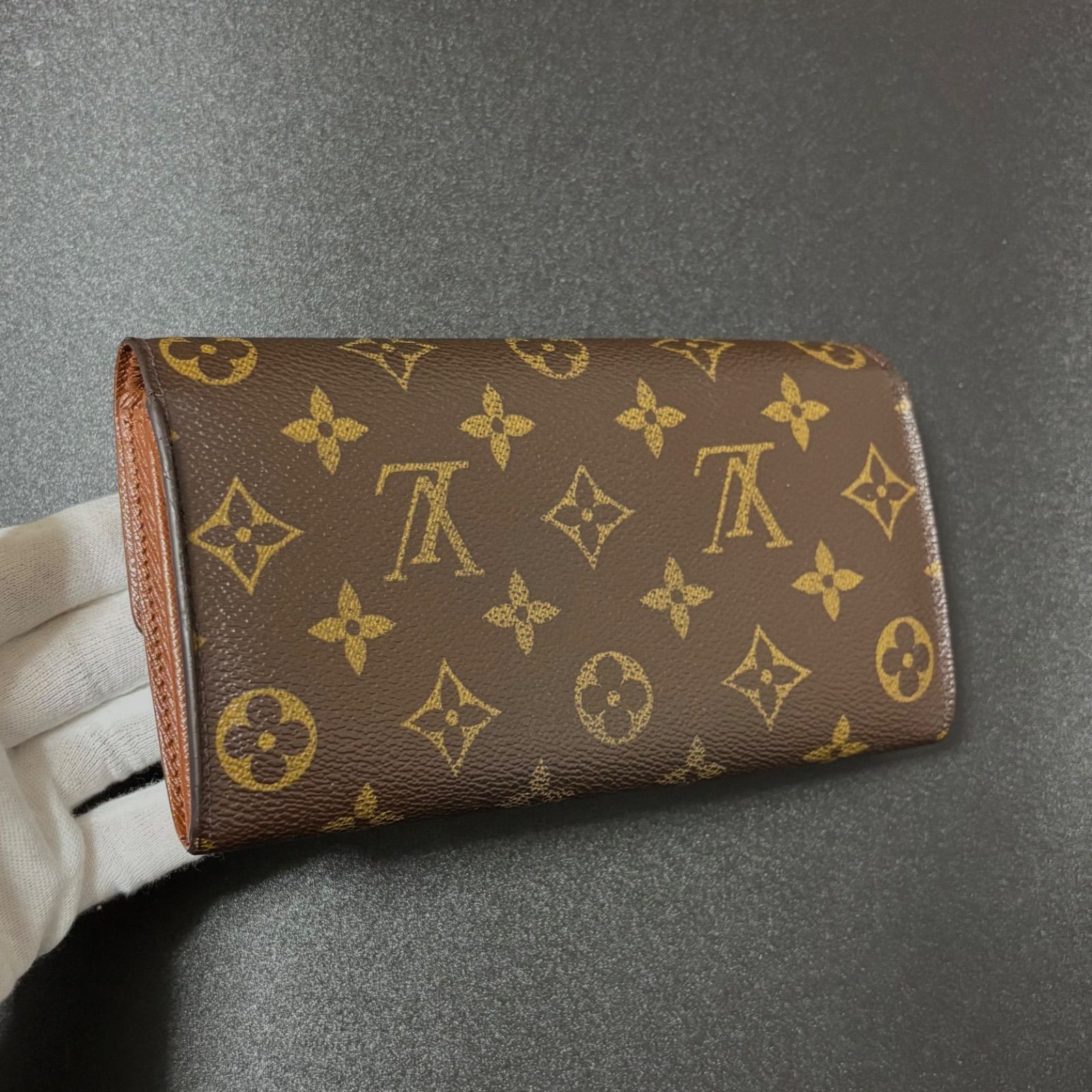 t35 ポルトモネ クレディ ポルトフォイユ サラ 旧型 モノグラム Louis