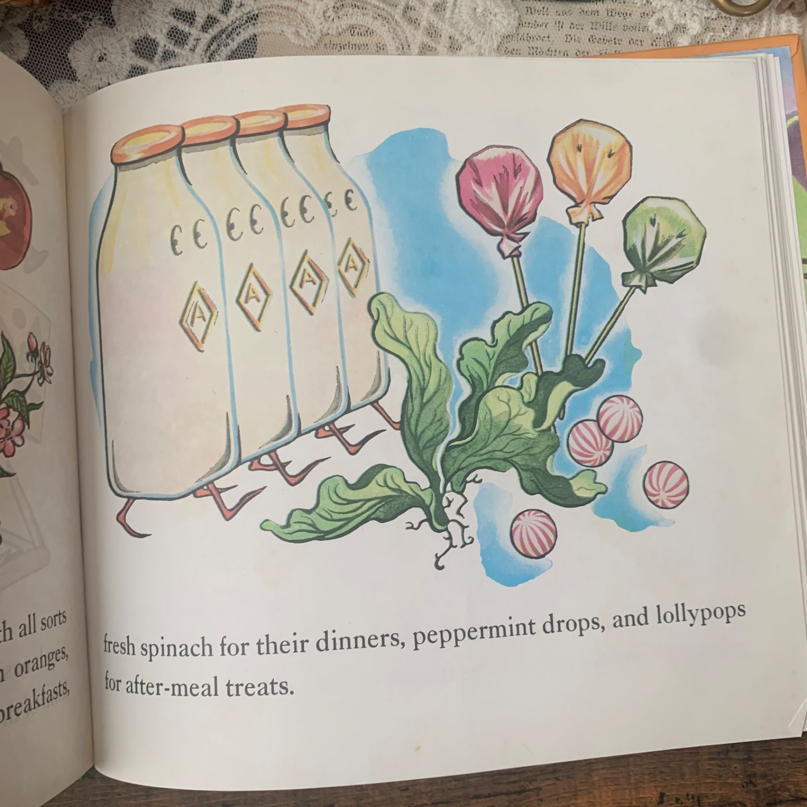 SALE】 海外 ヴィンテージ絵本＆レシピ本＆楽譜ブック 3冊セット